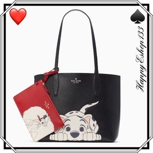 ♠️ kate spade Disney X 101 Dalmatians Cruella Small Reversible Spotted Tote
